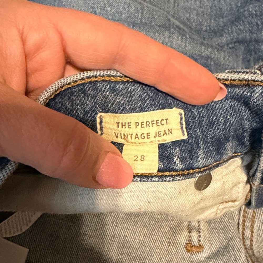 Madewell The Perfect‎ Vintage Full Length Jeans in Sanderson Wash Size 28 - Picture 6 of 10